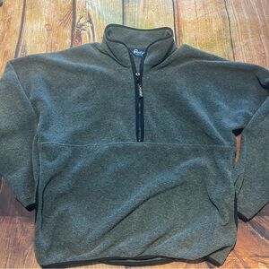 Penfield vintage gray fleece Mens pullover Size L Preowned
